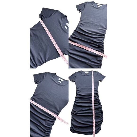 Aritzia Babaton Black Contour Ruched Mini Dress Size XS - Picture 10 of 10